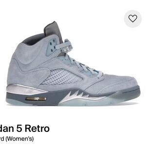 Jordan 5 Retro Sneakers - Light Blue and Gray